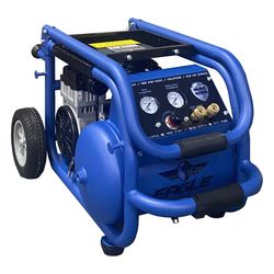 Eagle Silent 6 gal Horizontal Portable Air Compressor 125 psi 2.5 HP