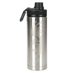 Aquapelli 18 oz Silver BPA Free Vacuum Insulated Bottle