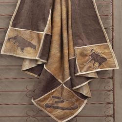 Carstens Inc 68 in. H X 54 in. L Multicolored Polyester Throw Blanket