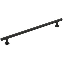 Amerock Contemporary Bar Cabinet Pull 10-1/16 in. Matte Black Black 1 pk