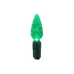 Celebrations LED C6 Green 5 ct Replacement Christmas Light Bulbs