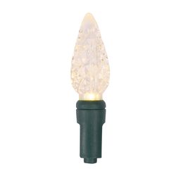 Celebrations Platinum LED C6 Warm White 50 ct String Christmas Lights
