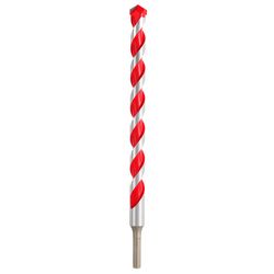 Milwaukee Shockwave 3/4 in. X 12 in. L Carbide Hammer Drill Bit 3-Flat Shank 1 pk
