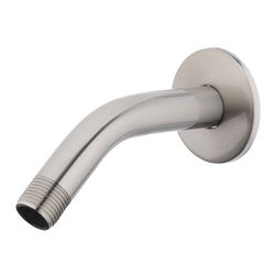 Oakbrook Collection Brushed Nickel Stainless Steel Shower Arm and Flange