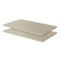 Easy Track .625 in. H X 14 in. W X 24 in. L Wood Laminate Closet Organizer Shelf