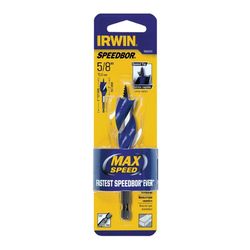 IRWIN Speedbor 5/8 in. X 4 in. L Carbon Steel Wood Boring Bit Quick-Change Hex Shank 1 pc
