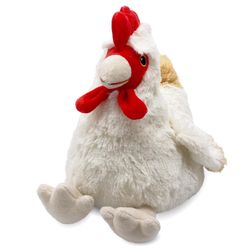 Warmies Chicken Stuffed Animal Red/White