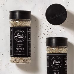 Livia's Kosher Salt, Pepper, and Garlic Seasoning Salt 6.6 oz