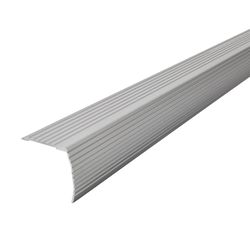 M-D Building Products CINCH 1.125 in. H X 1.125 in. W X 36 in. L Satin Silver Aluminum Stair Edge