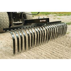 Agri-Fab 50 in. 24 Tine Steel Stone Rake Steel Handle