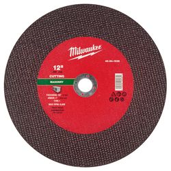 Milwaukee 12 in. D X 1 in. X 1/8 in. thick Masonry Cut-Off Wheel 1 pc