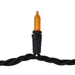 Celebrations Orange 100 ct LED Mini Halloween String Lights