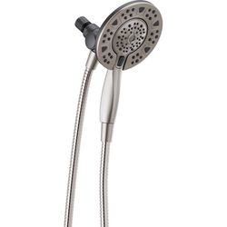 Delta Brushed Nickel Stainless Steel 4 settings Showerhead Combo 1.75 gpm