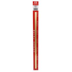 K&S 0.014 in. X 0.25 in. W X 12 in. L Brass Angle