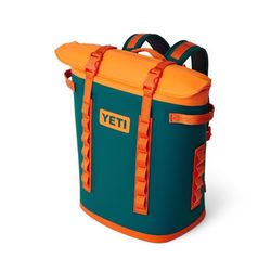 YETI Hopper M20 Orange/Teal 20 qt Backpack Cooler