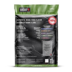 Weber Hardwood Pellets All Natural Apple 20 lb