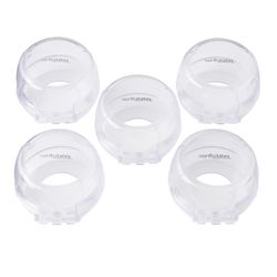 North States Toddleroo Clear Plastic Appliance Knob Cover 5 pk