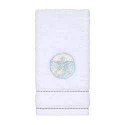 Avanti Linens Farmhouse White Cotton Coastal & Tropical Fingertip Towel 1 pc