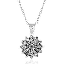 Montana Silversmiths Women's Flower Rowel Necklace