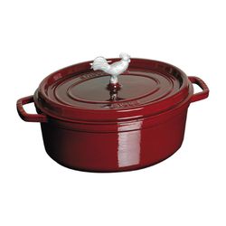 Staub Cast Iron Cocotte 5.75 qt Grenadine