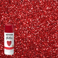 Rust-Oleum Specialty Shimmer Red Glitter Spray 10.25 oz