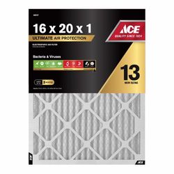 Ace 16 in. W X 20 in. H X 1 in. Synthetic 13 MERV Pleated Air Filter 1 pk