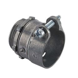 Halex 1 in. D Zinc Screw-In Connector For Flex 1 pk