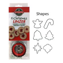 R&M International Corp Cookie Cutter Set Silver 6 pc