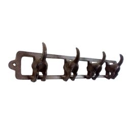 Koppers Hardware Bronze Brown Cast Iron Medium Dog Coat Hook 10 lb. cap. 1 pk