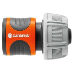 Gardena 5/8 in. Nylon/ABS Threaded Female Hose End Repair Connector with Water Stop