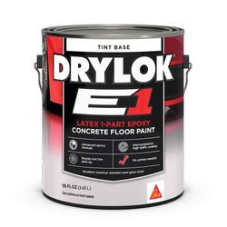 Drylok E1 Semi-Gloss Tint Base Latex-Based Acrylic Epoxy Blend Epoxy Floor Paint 1 gal