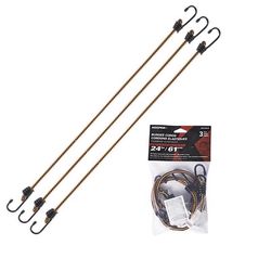 Keeper Multicolored Bungee Cord 24 in. L X 0.315 in. 3 pk