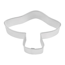 R&M International Corp 4 in. W X 3 in. L Mushroom Cookie Cutter Silver 1 pc
