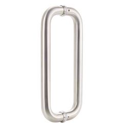 Brinks Commercial 12 in. L Satin Silver Stainless Steel Door Pull