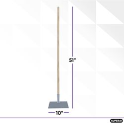 Superio Brand 10 in. W X 51 in. L Steel Ice Scraper/Chopper