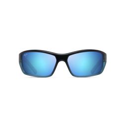 Maui Jim Barrier Reef Sunglasses Unisex Blue w/Turquoise Frame Blue Hawaii Lens Polarized