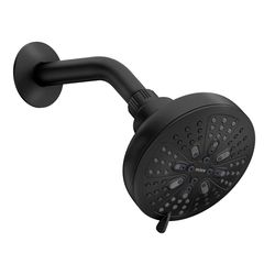 Moen Hydro Energetix Matte Black ABS 8 settings Showerhead 1.75 gpm