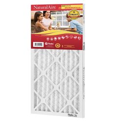 NaturalAire 14 in. W X 25 in. H X 1 in. Synthetic 10 MERV Pleated Microparticle Air Filter 1 pk