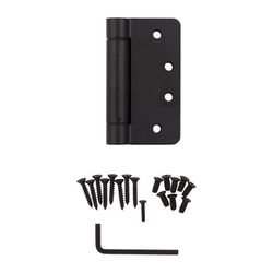 National Hardware 4 in. L Oil Rubbed Bronze Spring Hinge 1 pk