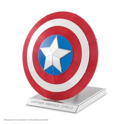 Fascinations Metal Earth Captain America's Shield 3D Model Kit