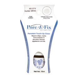Porc-A-Fix Porcelain Kohler White Touch-Up Glaze 15 cc