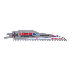 LENOX Demolition CT 6 in. Carbide Tipped Reciprocating Saw Blade 6 TPI 1 pc