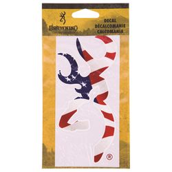 Browning Multicolored Buckmark Decal 1 pk
