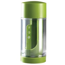 Gia's Kitchen Clear/Green Plastic/Stainless Steel Herb Mill