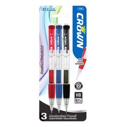 Bazic Products #2HB 0.7 mm Mechanical Pencil 3 pk