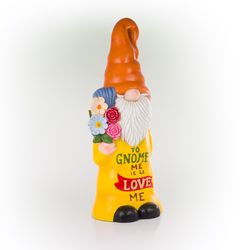 Alpine Fiberglass/MGO White/Yellow 24 in. Statuary