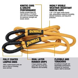 DeWalt 52600 lb. cap. 30 ft. Towing Starter Kit