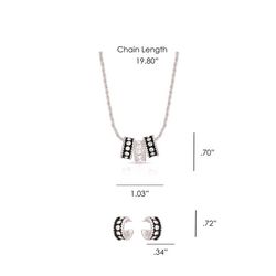 Montana Silversmiths Women's Crystal Shine Black/Silver Jewelry Sets Water Resistant