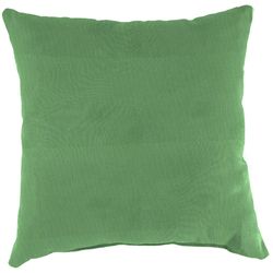 Jordan Manufacturing Green Olefin Toss Pillow 4 in. H X 16 in. W X 16 in. L