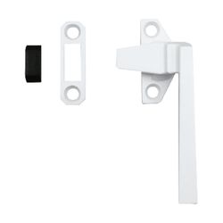 Prime-Line  3.5 in. L Die-Cast  White  Steel  Left  Casement Locking Handle Casement Operator Tee Ha 